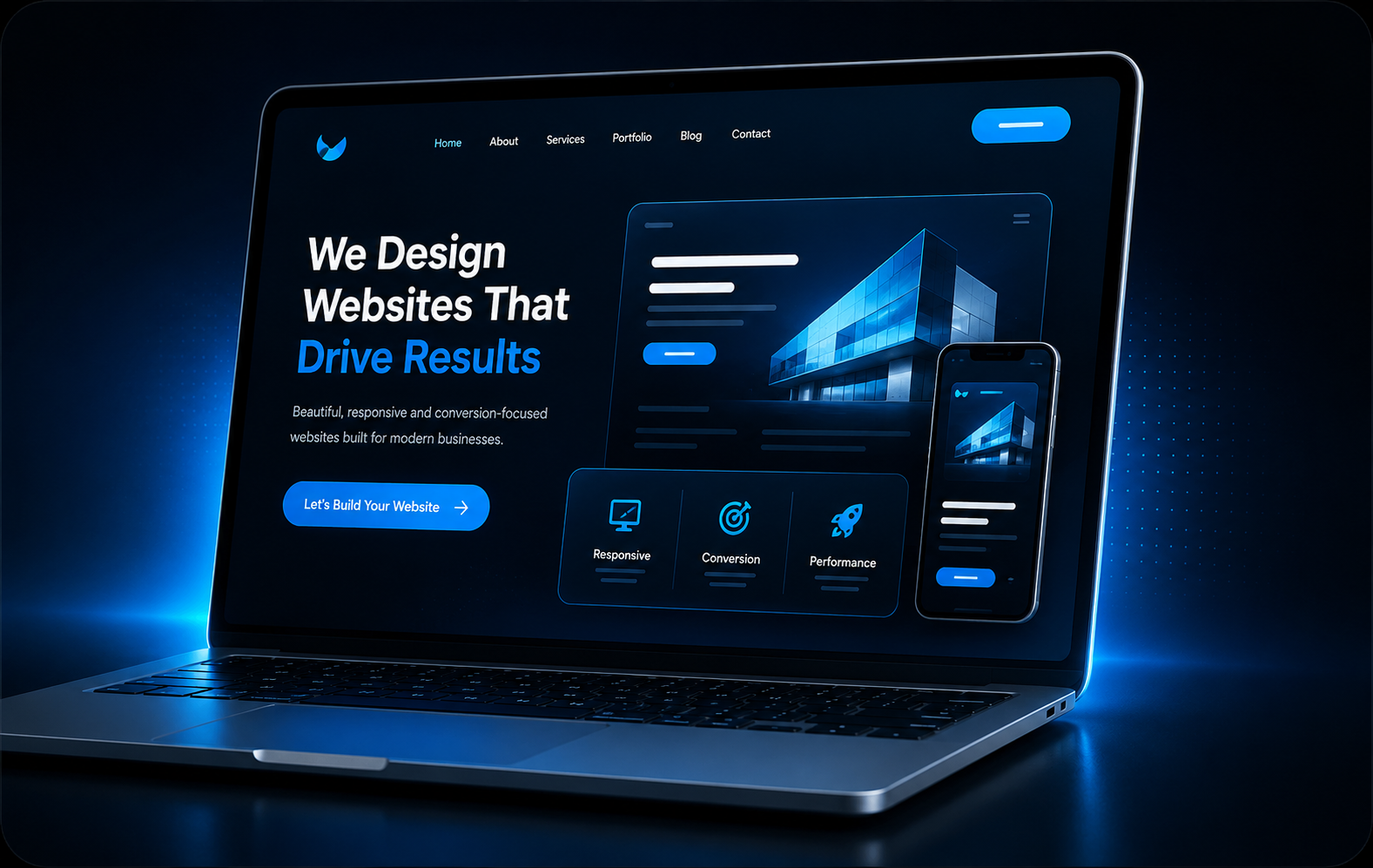 WordPress Developer Internship featured website development visual